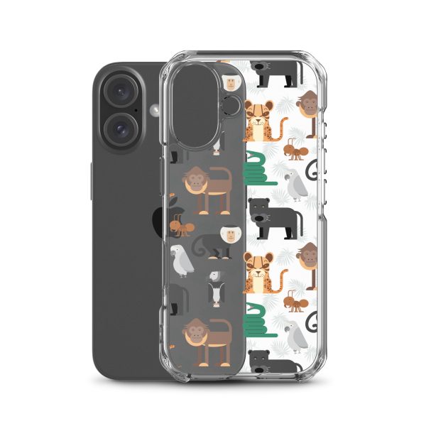 Amazon Jungle Animals iPhone Clear Case