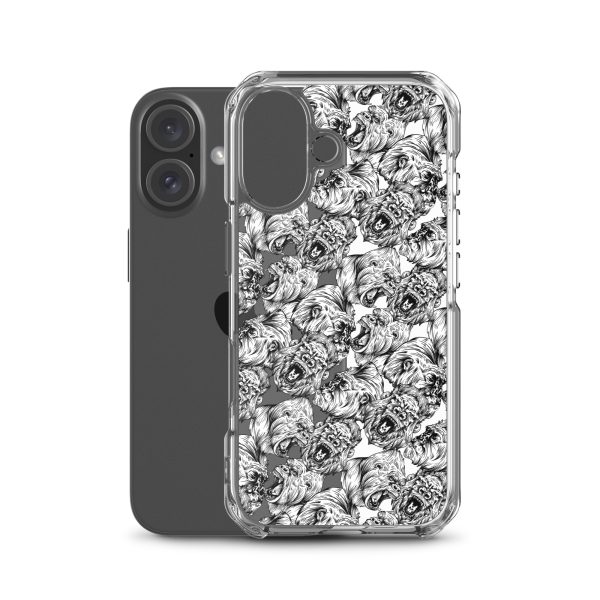 Angry Gorillas iPhone Clear Case