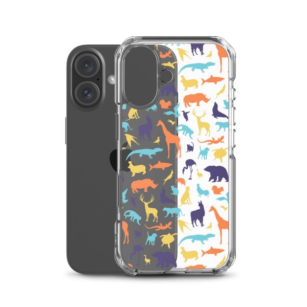 Animal Silhouette iPhone Clear Case