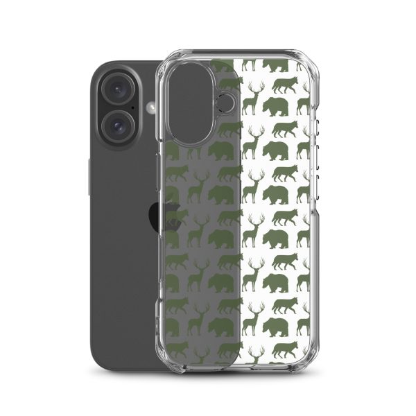 Animals Silhouette iPhone Clear Case