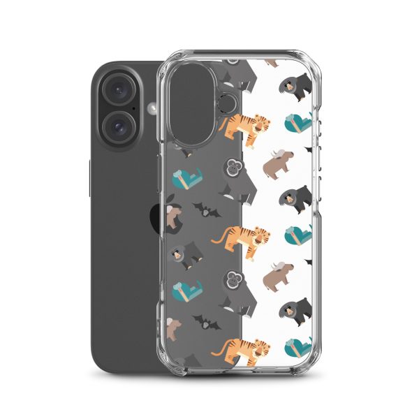 Asian Jungle Animals iPhone Clear Case