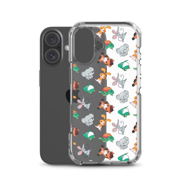 Cute Animals iPhone Clear Case