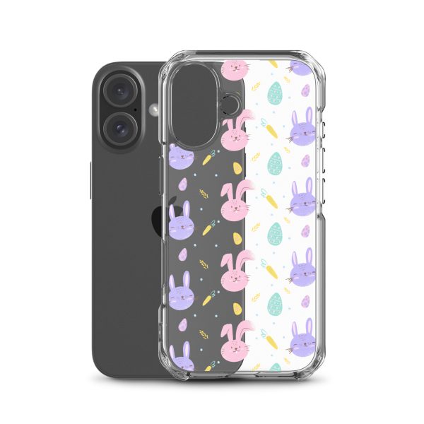 Cute Easter Bunnies iPhone Clear Case