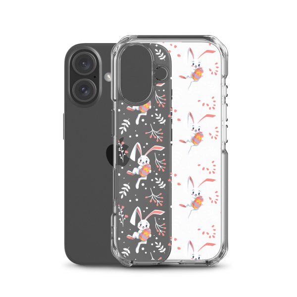 Cute Easter Rabbit iPhone Clear Case