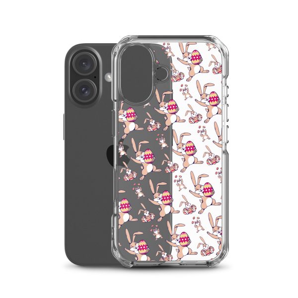 Easter Bunny With Egg iPhone Clear Case