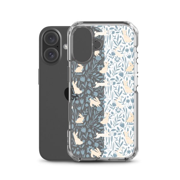 Easter Hopping Bunnies iPhone Clear Case