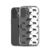 Monkey Silhouette iPhone Clear Case