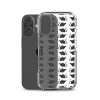 Rat Silhouette iPhone Clear Case