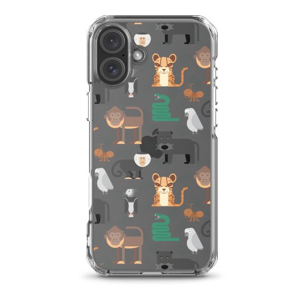Amazon Jungle Animals iPhone Clear Case