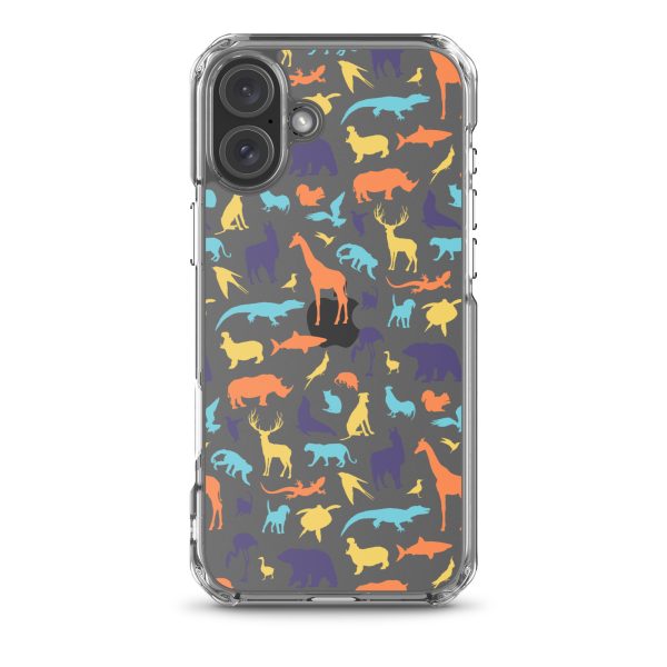 Animal Silhouette iPhone Clear Case