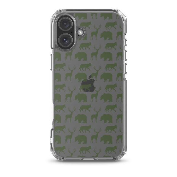Animals Silhouette iPhone Clear Case