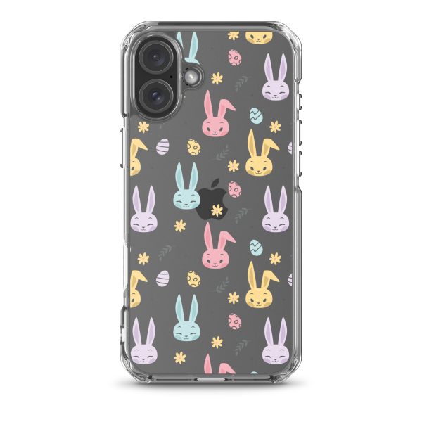 Colorful Bunnies Easter iPhone Clear Case