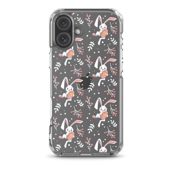 Cute Easter Rabbit iPhone Clear Case