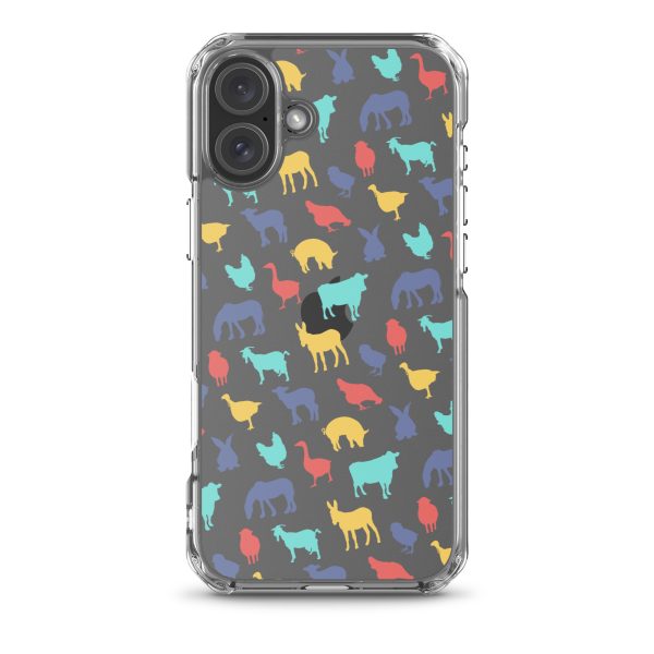 Farm Animals iPhone Clear Case