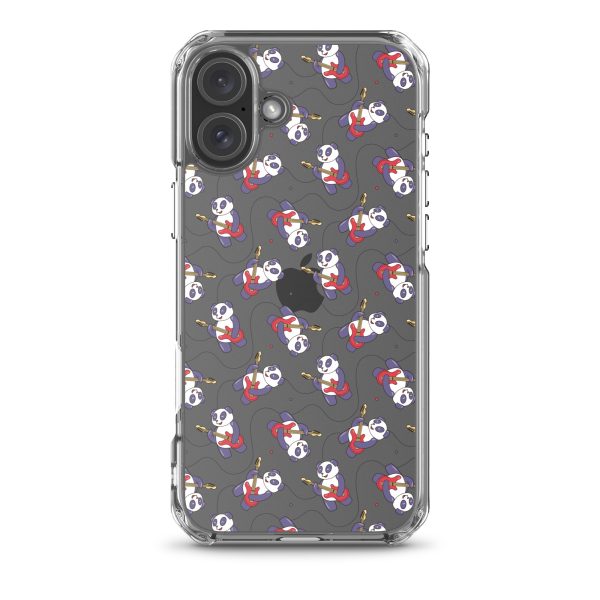 Panda Guitarist iPhone Clear Case