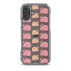 Pink Bunnies iPhone Clear Case