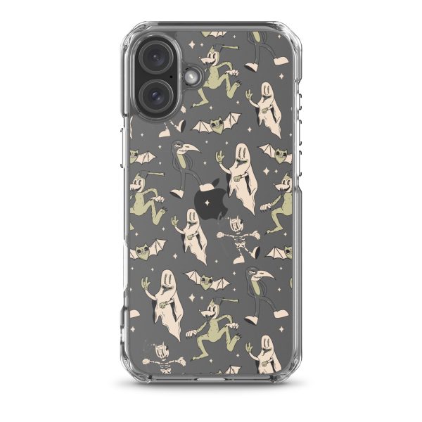 Spooky Vintage Halloween iPhone Clear Case