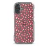 Leopard Heart Print iPhone Clear Case