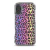 Neon Leopard iPhone Clear Case