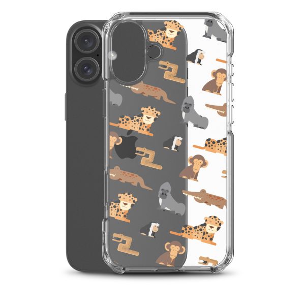 African Jungle Animals iPhone Clear Case