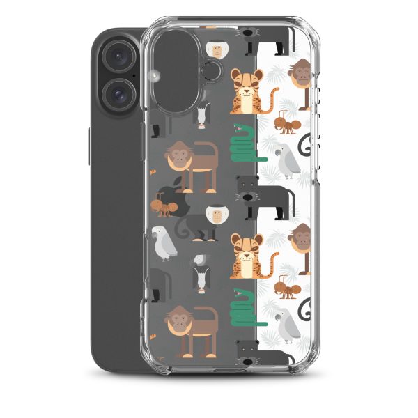 Amazon Jungle Animals iPhone Clear Case
