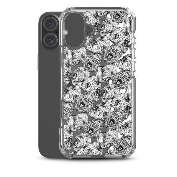 Angry Gorillas iPhone Clear Case