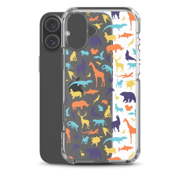 Animal Silhouette iPhone Clear Case