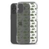 Animals Silhouette iPhone Clear Case