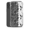Black and White Halloween iPhone Clear Case