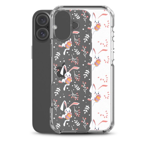 Cute Easter Rabbit iPhone Clear Case