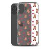Cute Teddy Bear iPhone Clear Case