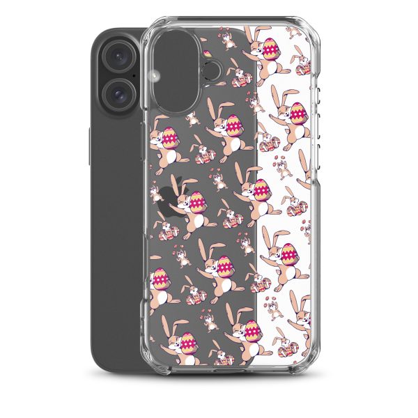 Easter Bunny With Egg iPhone Clear Case