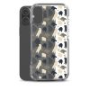 Forest Bear Silhouette iPhone Clear Case