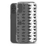 Rat Silhouette iPhone Clear Case