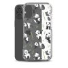 Watercolor Panda Bear iPhone Clear Case