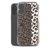 Seamless Leopard iPhone Clear Case