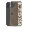 Tiger Print iPhone Clear Case