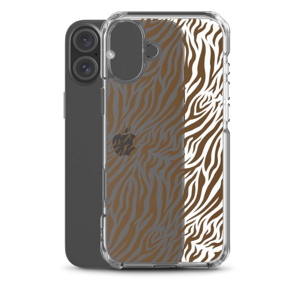 Tiger Print iPhone Clear Case