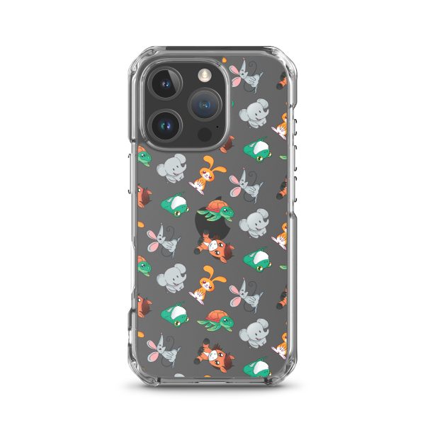 Cute Animals iPhone Clear Case