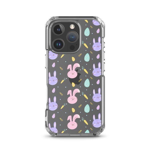Cute Easter Bunnies iPhone Clear Case