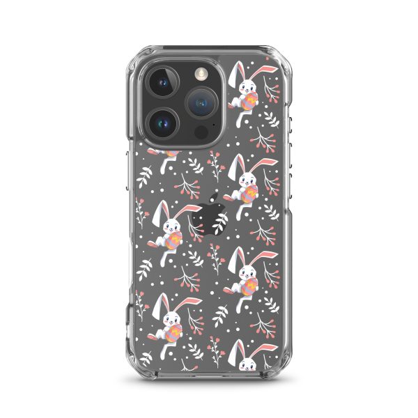 Cute Easter Rabbit iPhone Clear Case