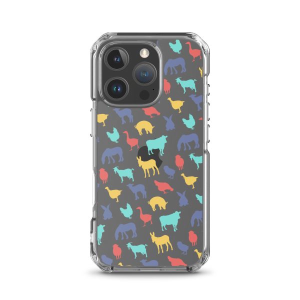 Farm Animals iPhone Clear Case