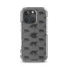 Monkey Silhouette iPhone Clear Case