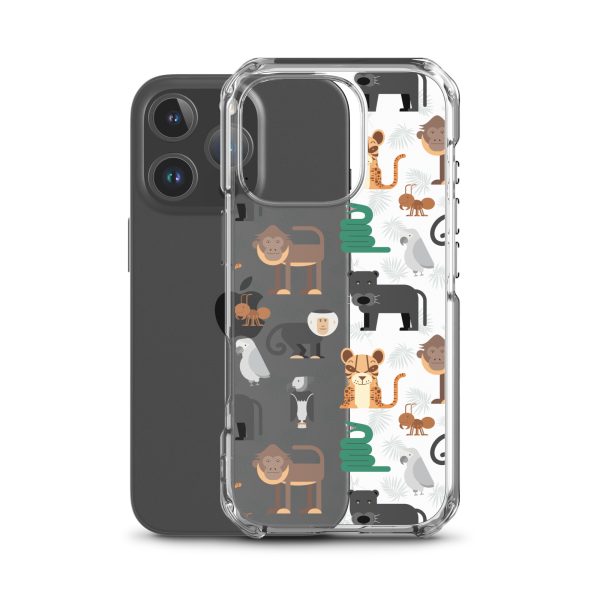 Amazon Jungle Animals iPhone Clear Case