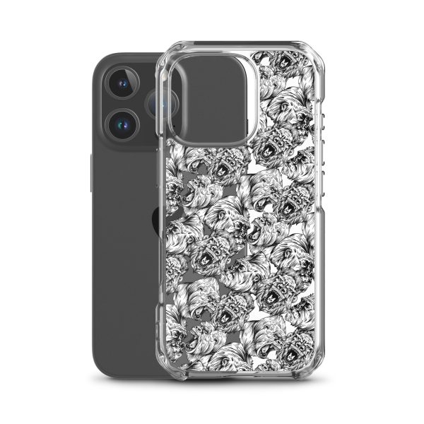 Angry Gorillas iPhone Clear Case