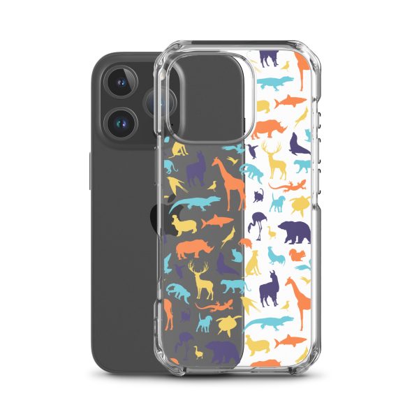 Animal Silhouette iPhone Clear Case