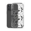 Black and White Halloween iPhone Clear Case