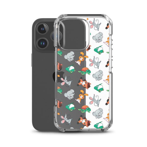 Cute Animals iPhone Clear Case