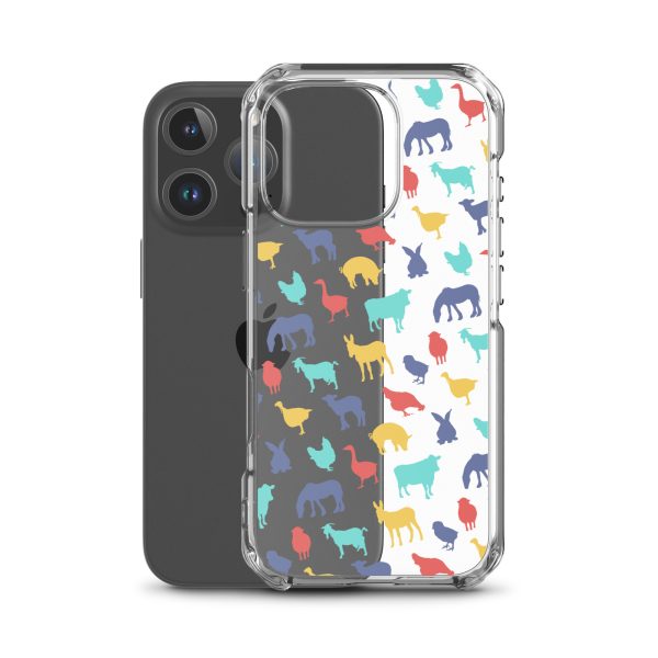 Farm Animals iPhone Clear Case