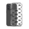 Monkey Silhouette iPhone Clear Case